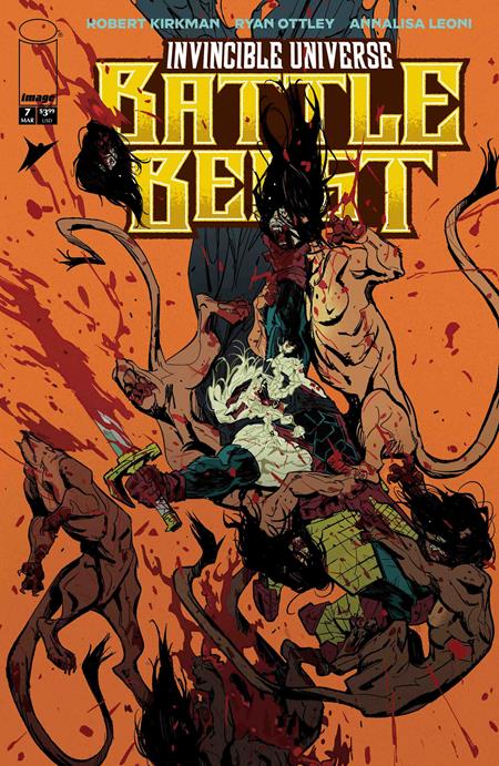 Invincible Battle Beast #7 Cover C 1:25 Ratio Rossi Gifford