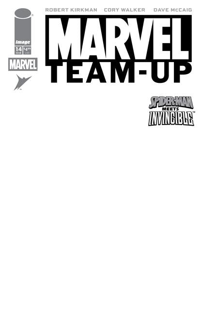 Marvel Teamup #14 Facsimile Edition Cover G Blan k Sketch