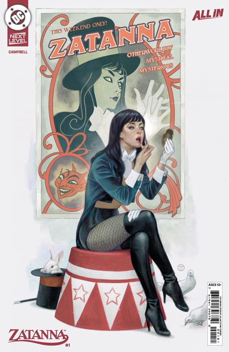 Zatanna #1 Cover G 1:25 Ratio Julian Totino Tedesco Card Stock