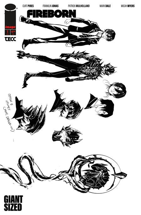 Fireborn #1 Cover F 1:15 Ratio Patrick Mulholland Design