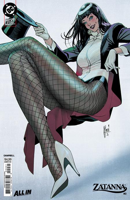 Zatanna #2 Cover C Guillem March Card Stock available at TelComics