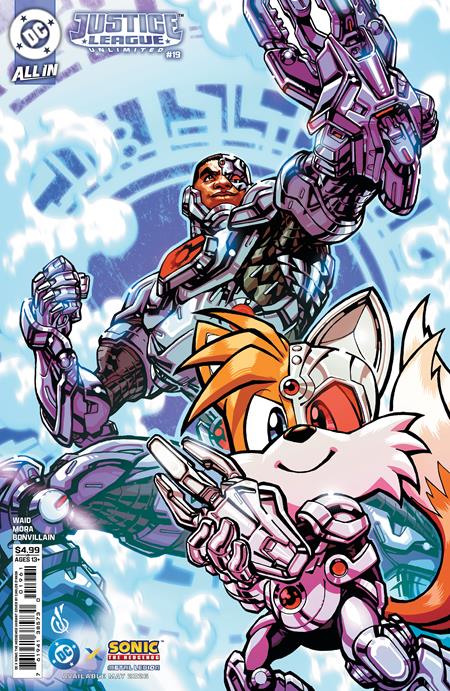 Justice League Unlimited #19 Cover F Carlos DAnda DC X Sonic available at TelComics