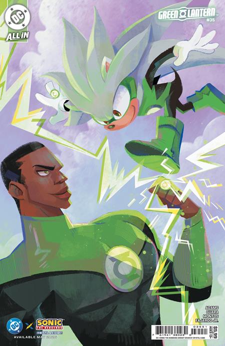 Green Lantern #35 Cover E Crystal Kung DC X Sonic Card Stock available at TelComics