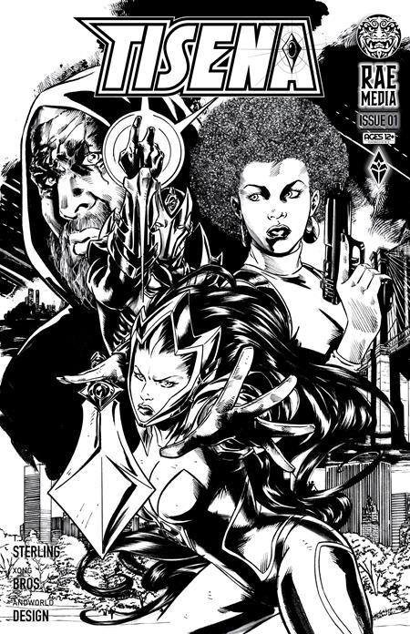 Tisena #1 Cover D 1:15 Ratio Alitha Martinez B&W