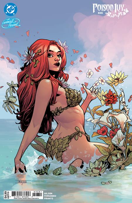 Poison Ivy #46 Cover E Mahmud Asrar Swimsuit Card Stock Variant available at TelComics