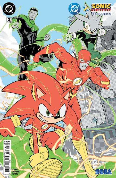 DC X Sonic The Hedgehog The Metal Legion #3 Cover C Travis Mercer
