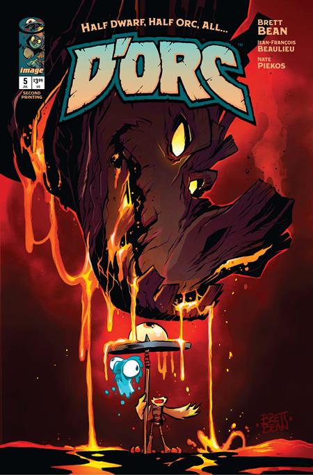 D'ORC #5 2nd Print Brett Bean available at TelComics