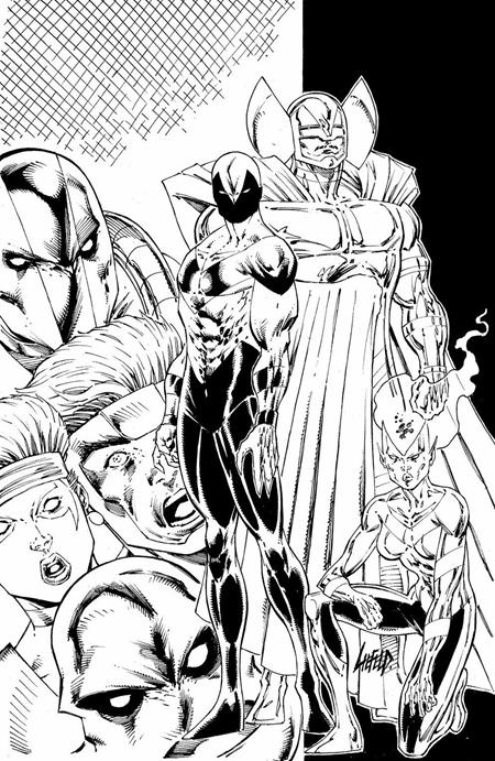 Youngblood #1 2nd Printing Cover C Rob Liefeld B&W Virgin Variant