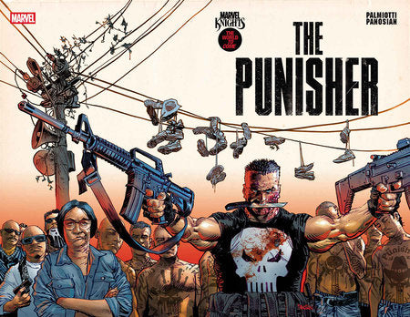 Marvel Knights Punisher #4 Dan Panosian Wrap Around Cover