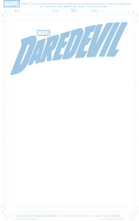 Daredevil #1 2026 Blue Line Blank Sketch