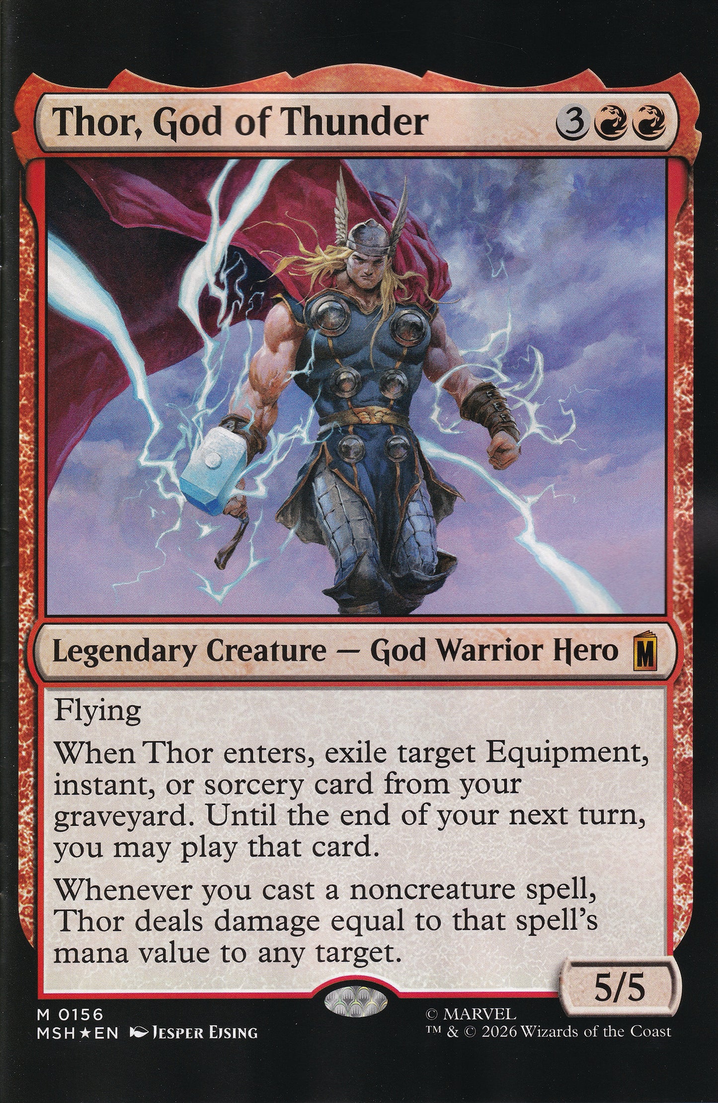 Mortal Thor #11 Magic: The Gathering Variant