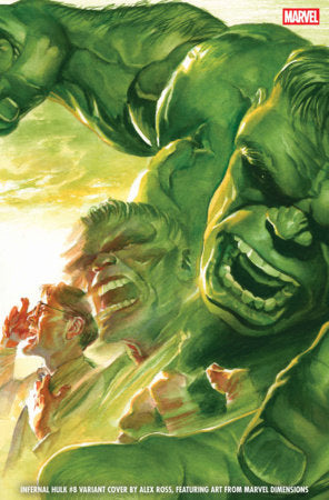 Infernal Hulk #8 Alex Ross Demensions Vatiant available at TelComics