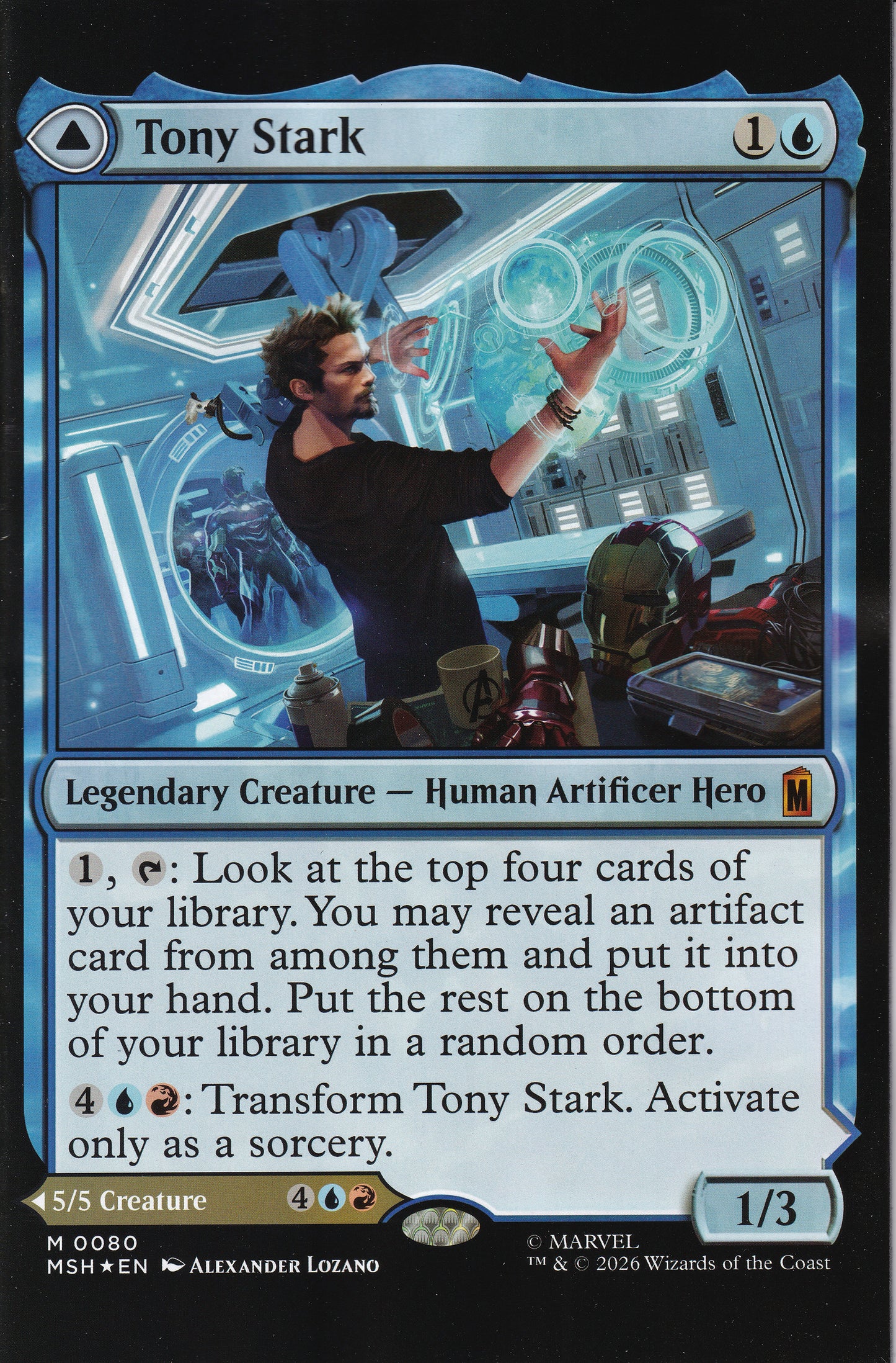 Civil War: Unmasked #2 Classified Artist Magic: The Gathering Variant