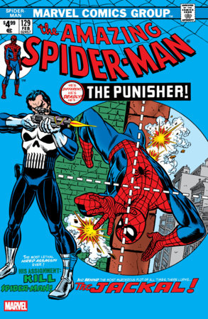 The Amazing Spider-Man #129 Facsimile Edition Blue Foil Edition available at TelComics