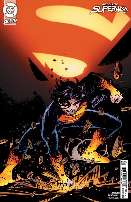 Absolute Superman #1 Cover B Wes Craig Cardstock - Telcomics