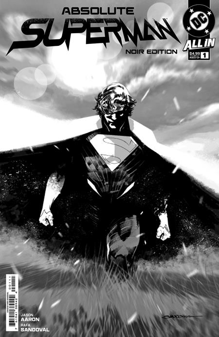 Absolute Superman #1 Noir Edition Cover A Rafa Sandoval - Telcomics