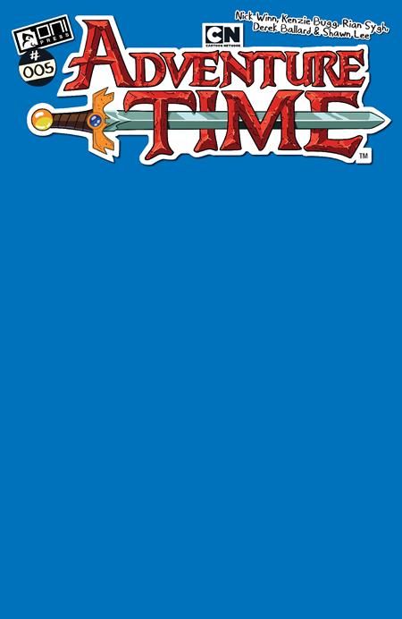 Adventure Time (2025) #5 Cover C Ice King Blue Blank