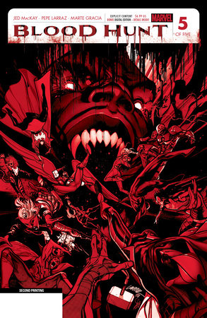 Blood Hunt: Red Band #5 Second Printing - Telcomics