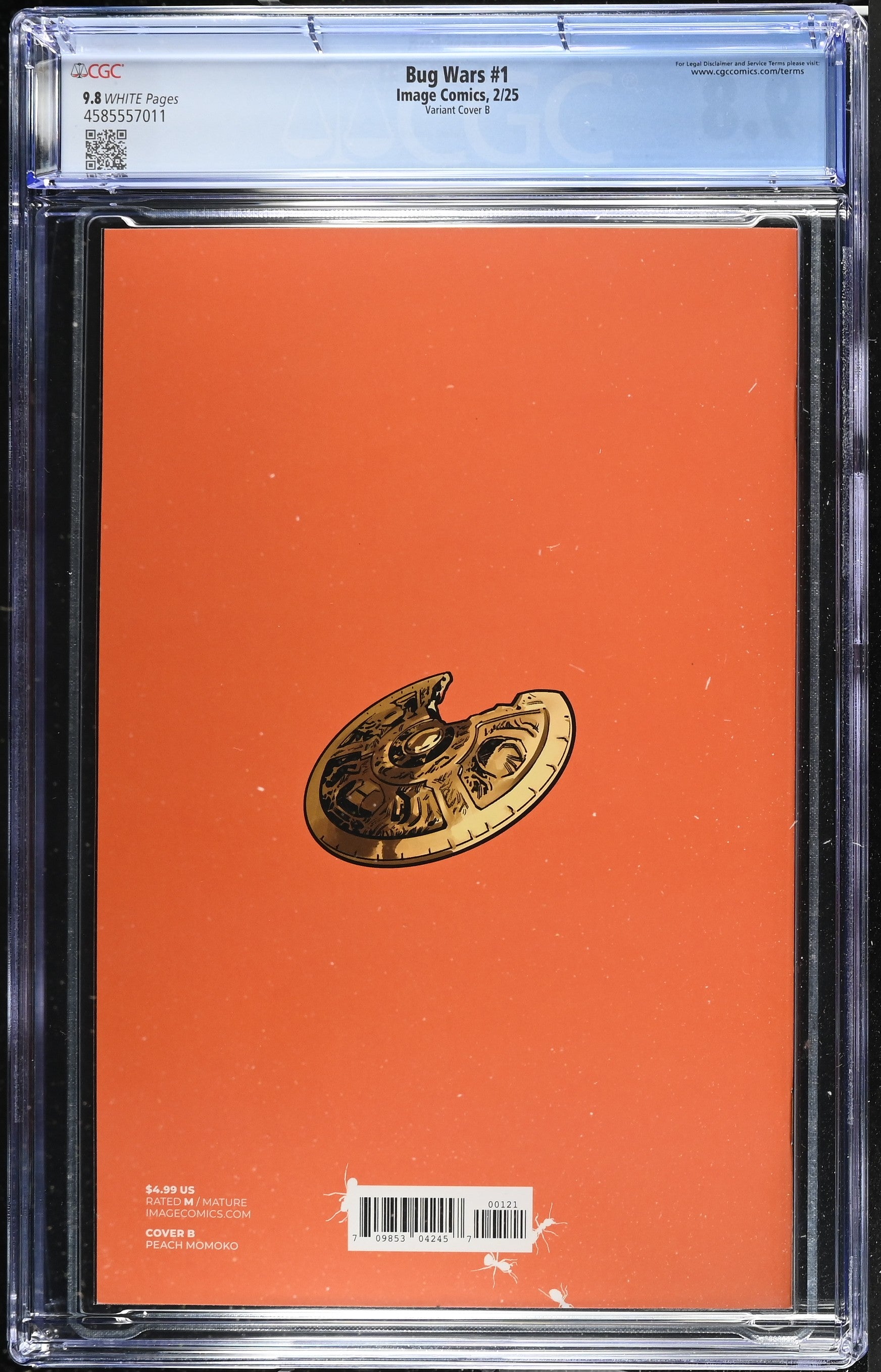 Bug Wars #1 Cover B Peach Momoko CGC 9.8 - Telcomics