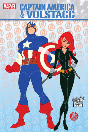 Captain America & Volstagg #1 Mark Brooks Animated - Telcomics