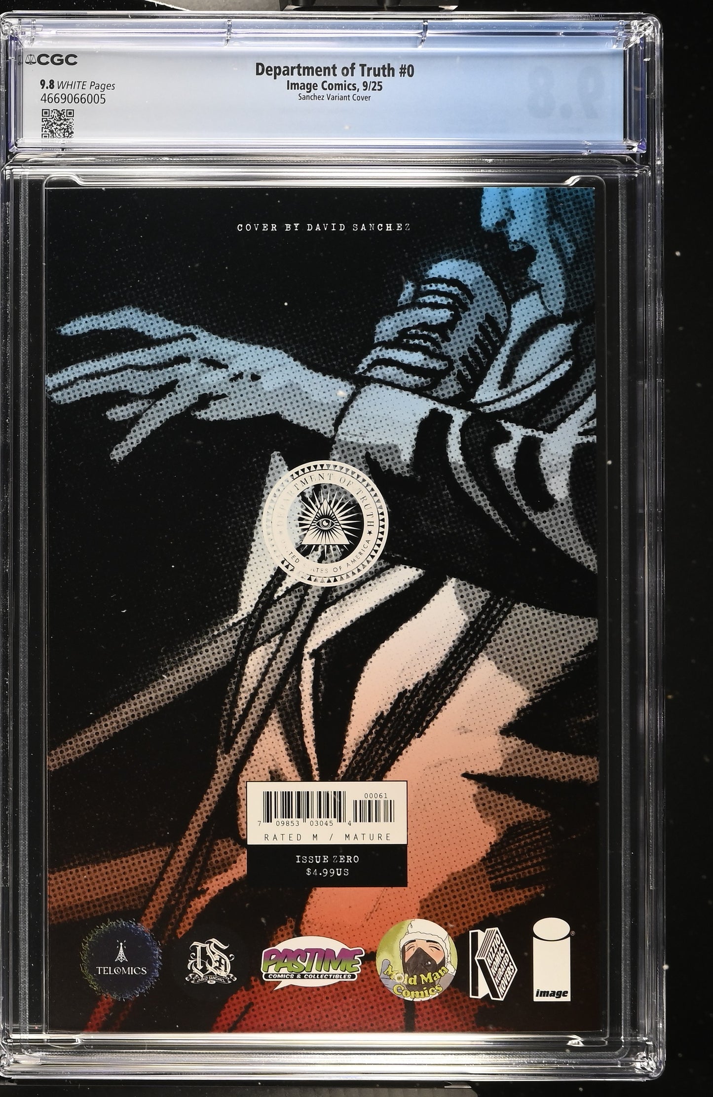Department of Truth #0 TelComics Exclusive CGC 9.8