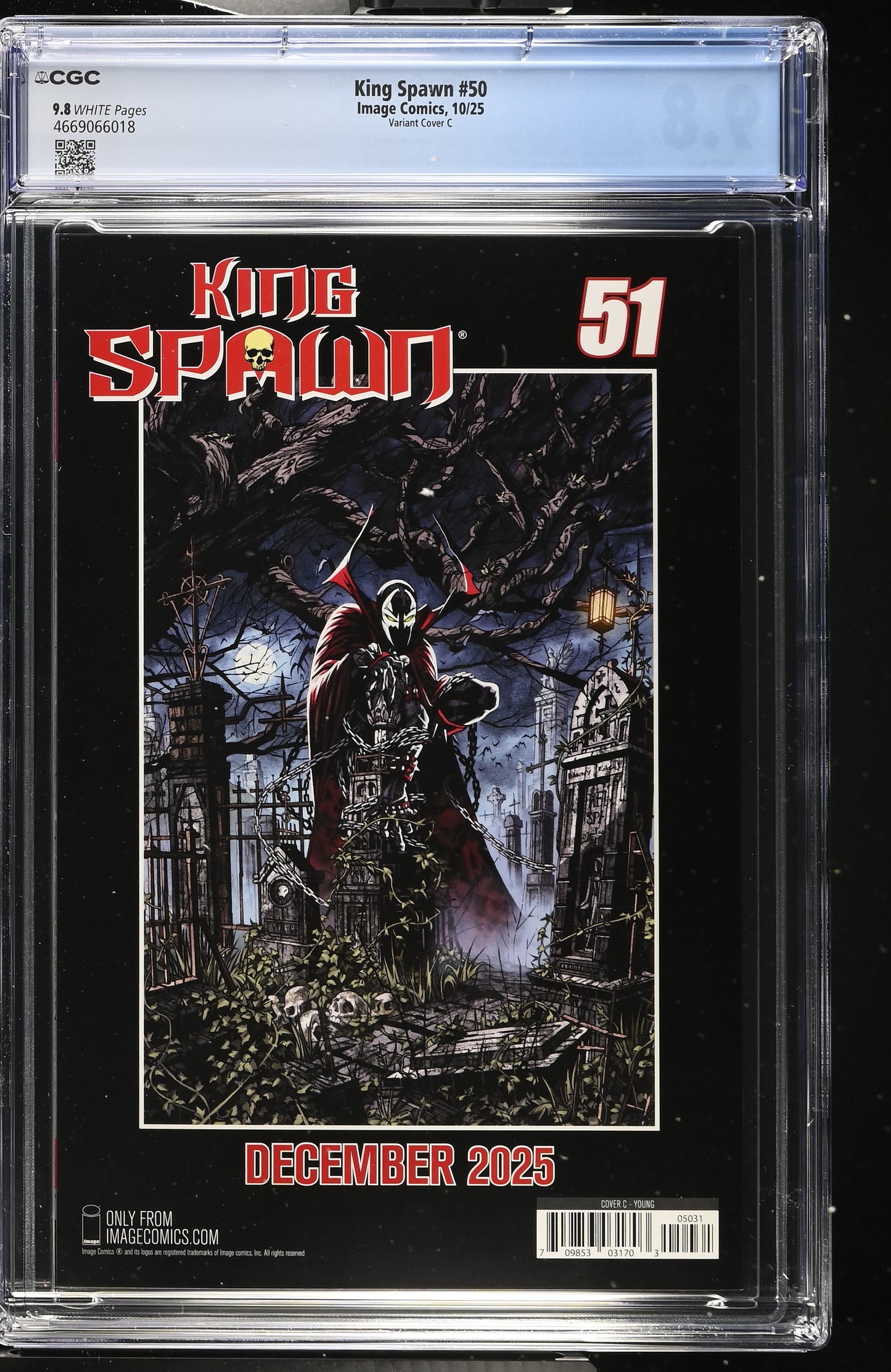 King Spawn #50 Cover C Skottie Young CGC 9.8