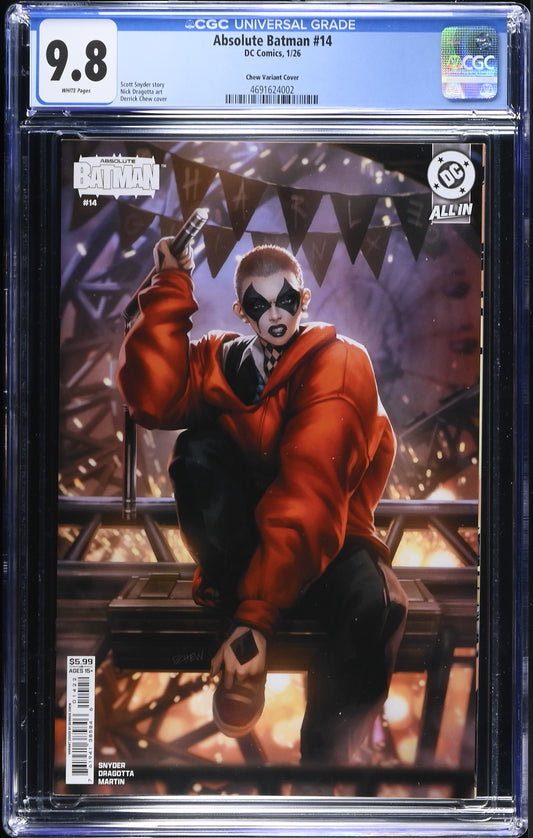 Absolute Batman #14 Derrick Chew CGC 9.8 Harley