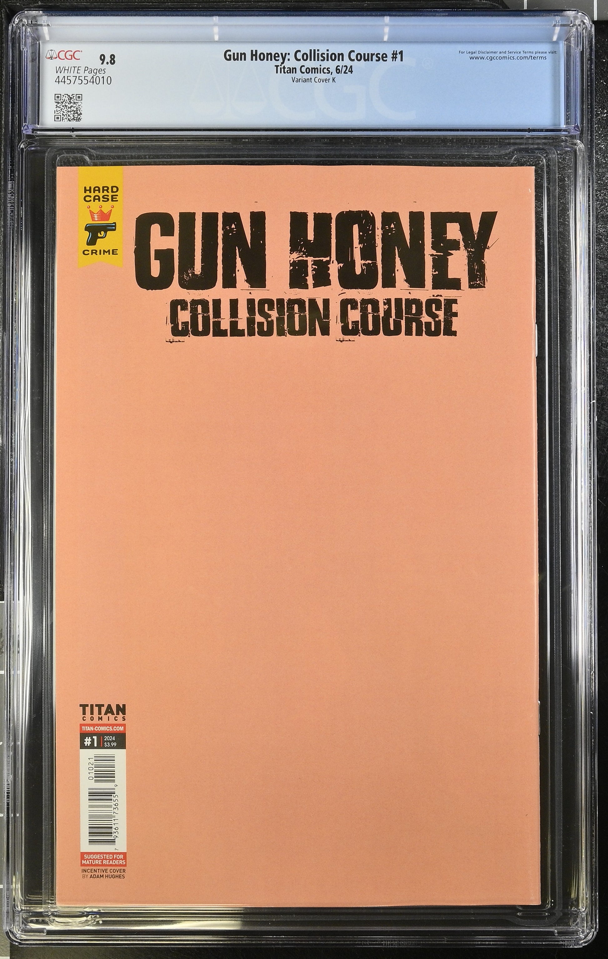 Gun Honey: Collision Course #1 - 1:20 Ratio Adam Hughes CGC 9.8 - Telcomics