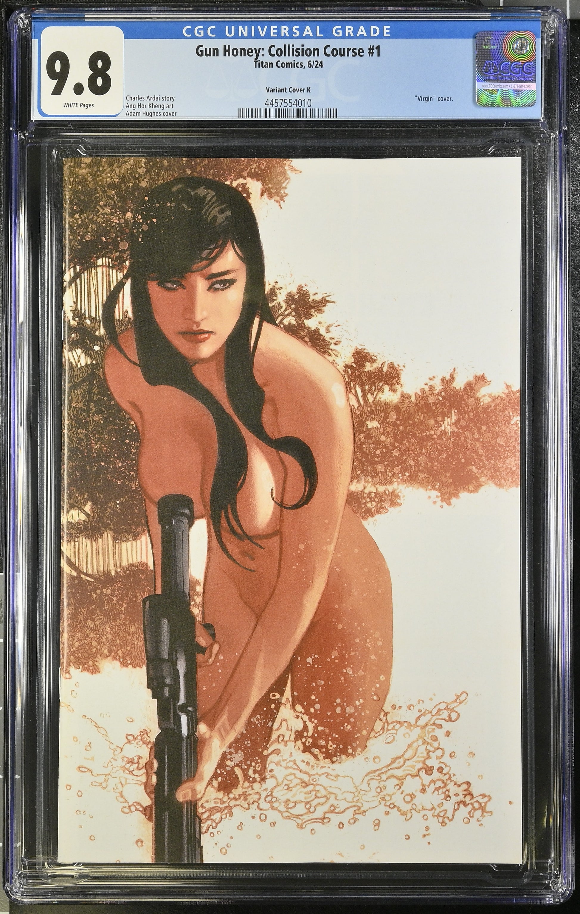 Gun Honey: Collision Course #1 - 1:20 Ratio Adam Hughes CGC 9.8 - Telcomics