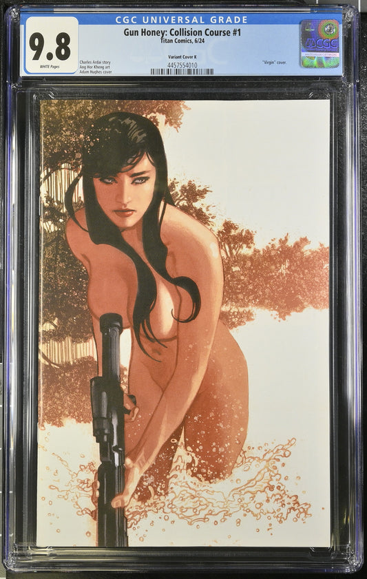 Gun Honey: Collision Course #1 - 1:20 Ratio Adam Hughes CGC 9.8 - Telcomics
