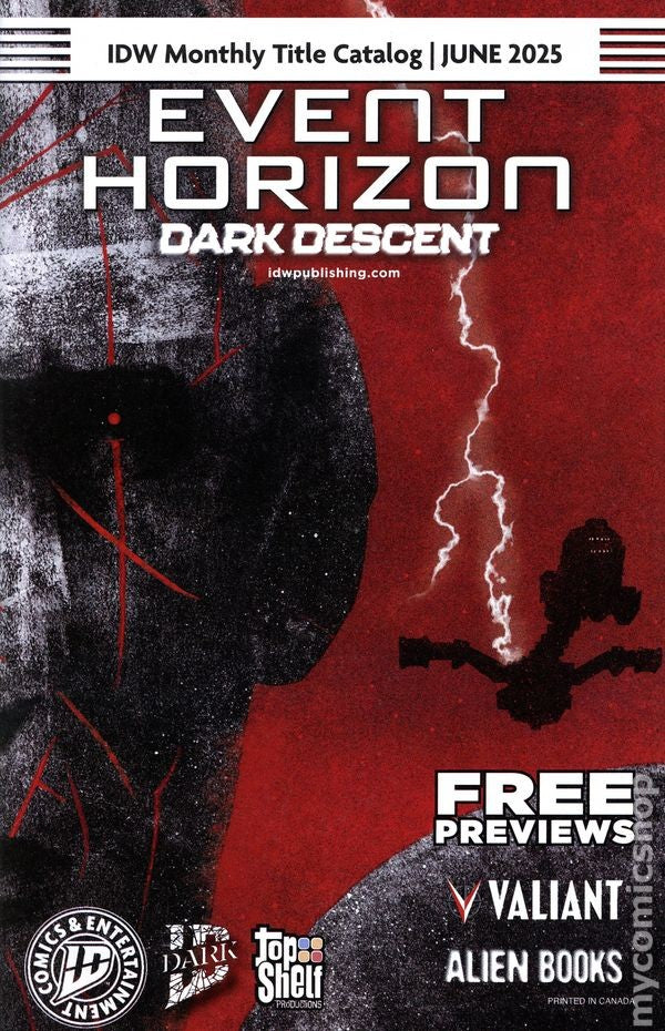 IDW Monthly Catalog #202506 Event Horizon Dark Descent