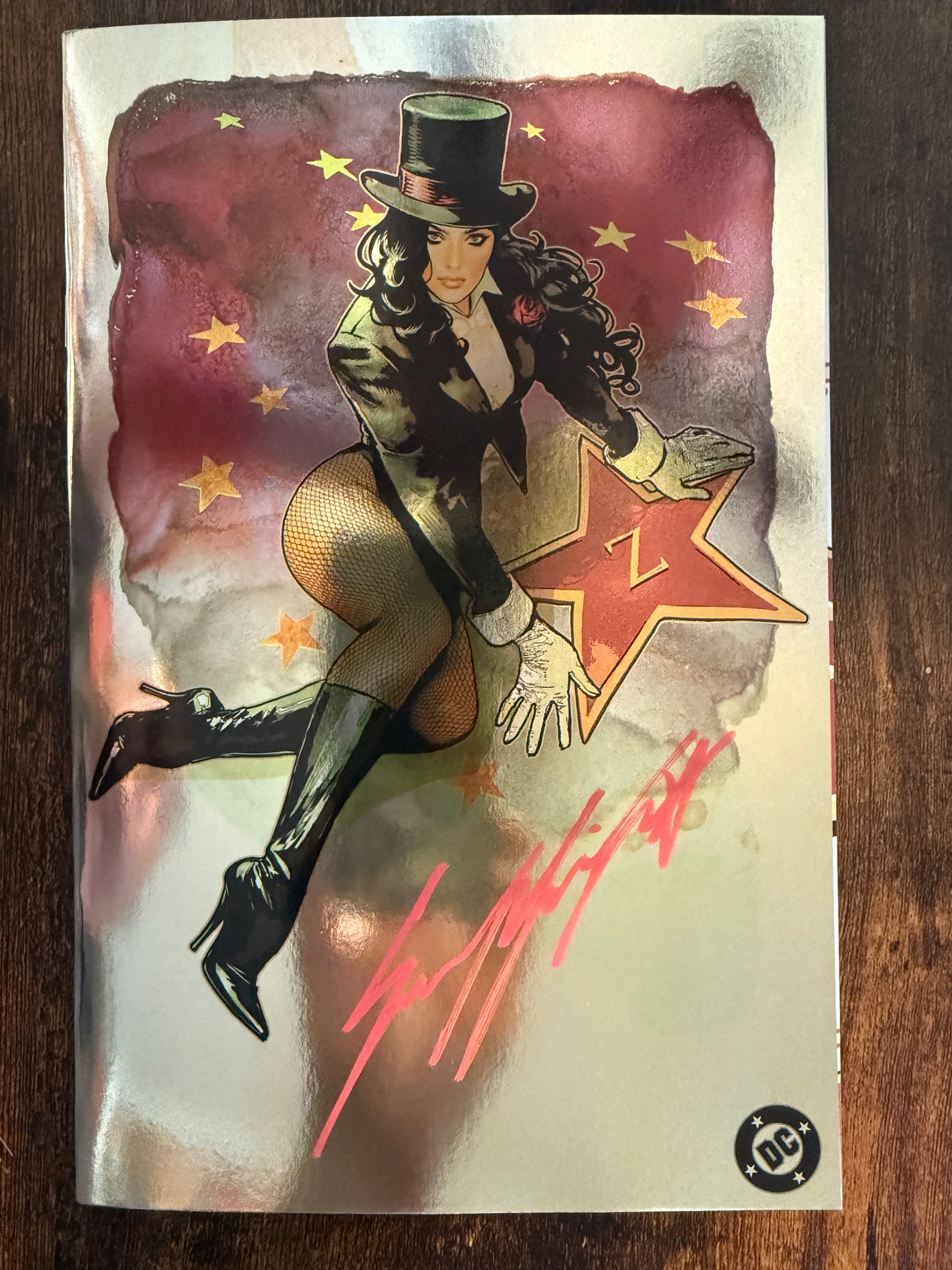 Zatana #1 (of 6) Cover F Sozomaika Foil Card Stock Variant Signed - Telcomics