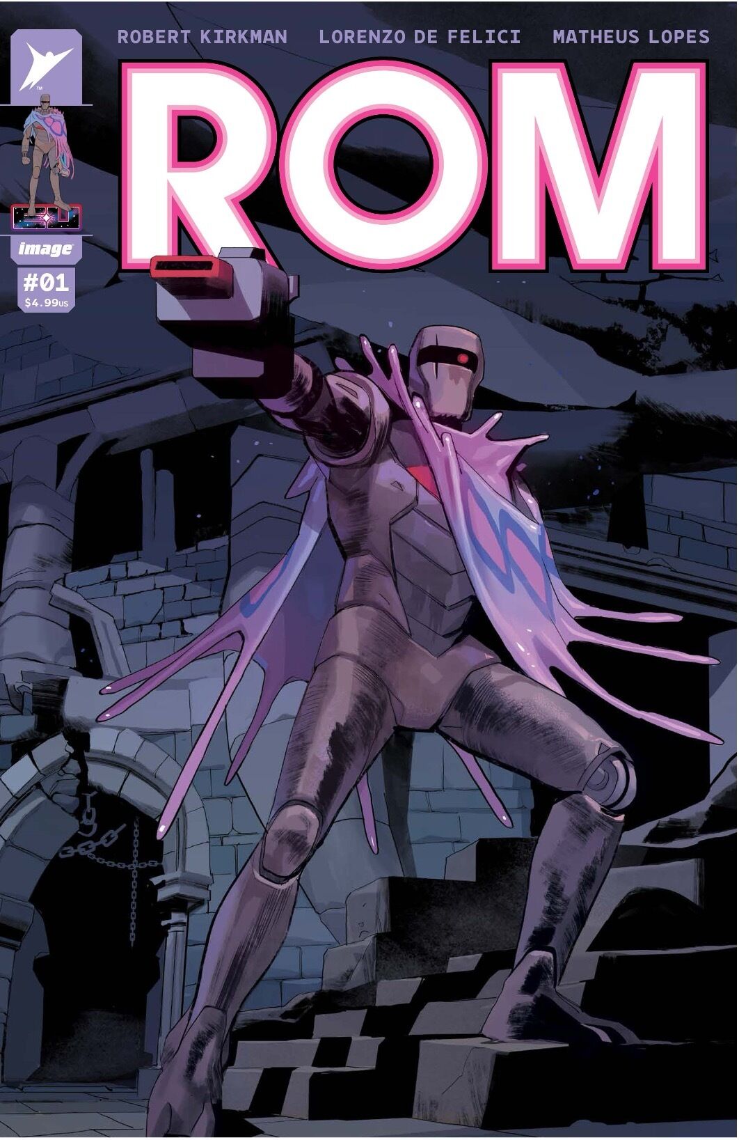 ROM 1 Secret Foil Variant Image Energon Universe MASK Blind Bag Pull