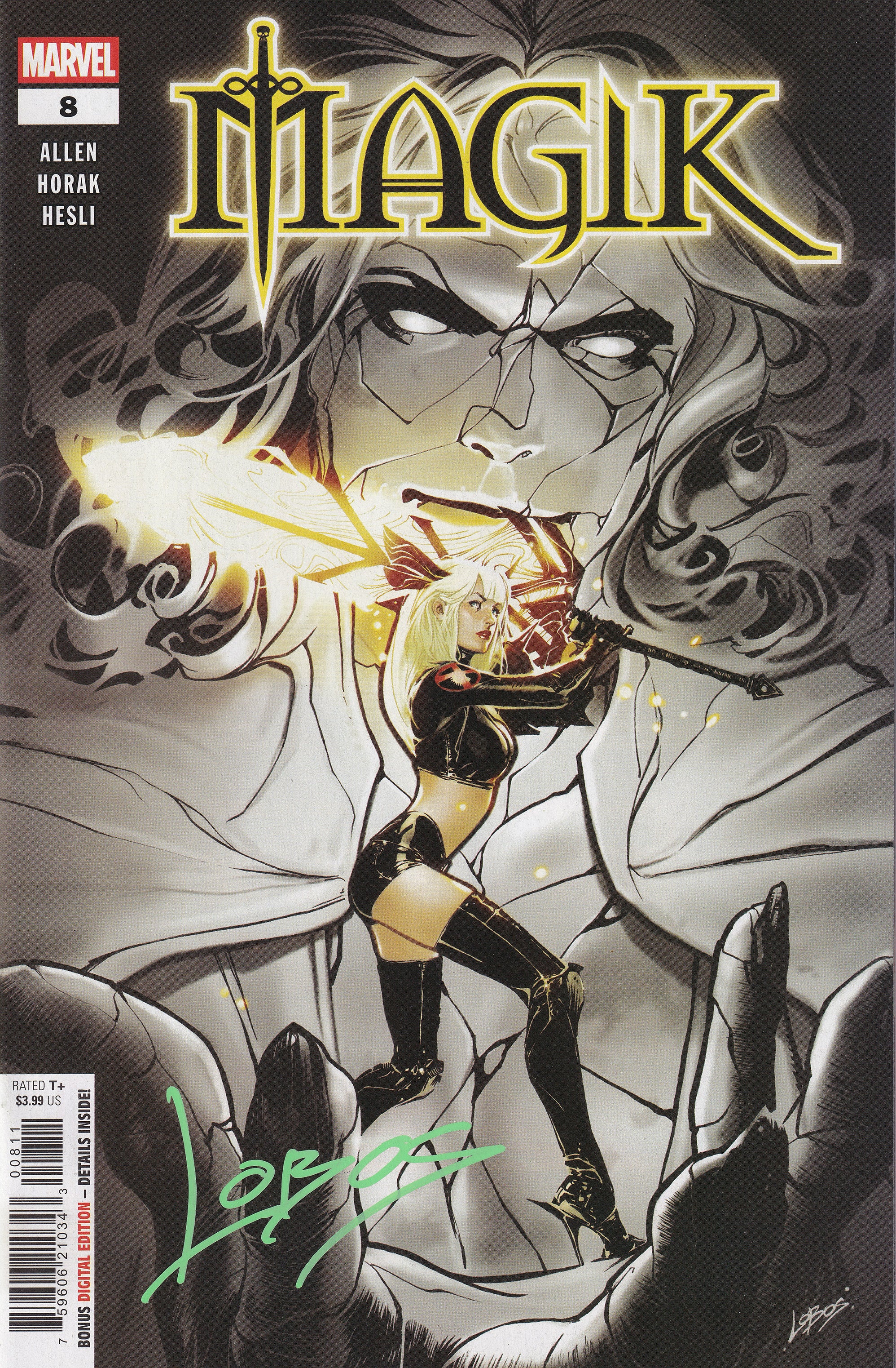 アメコミリーフ Magik #8 CGC 9.8 Magik #8 Signed by Lobos – Telcomics