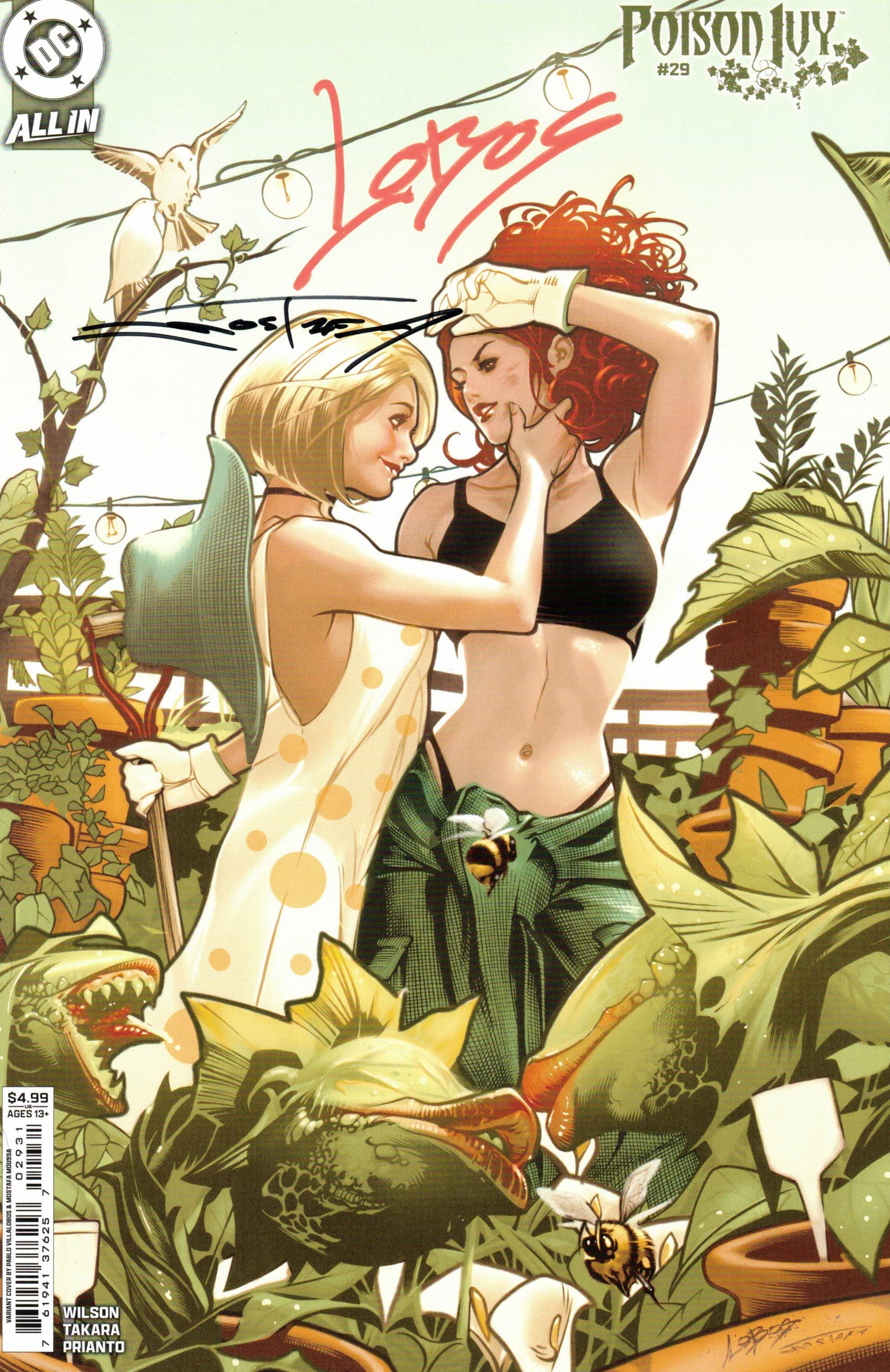 Poison Ivy #29 - Pablo Villalobos Double Signed by Lobos/Mustafa