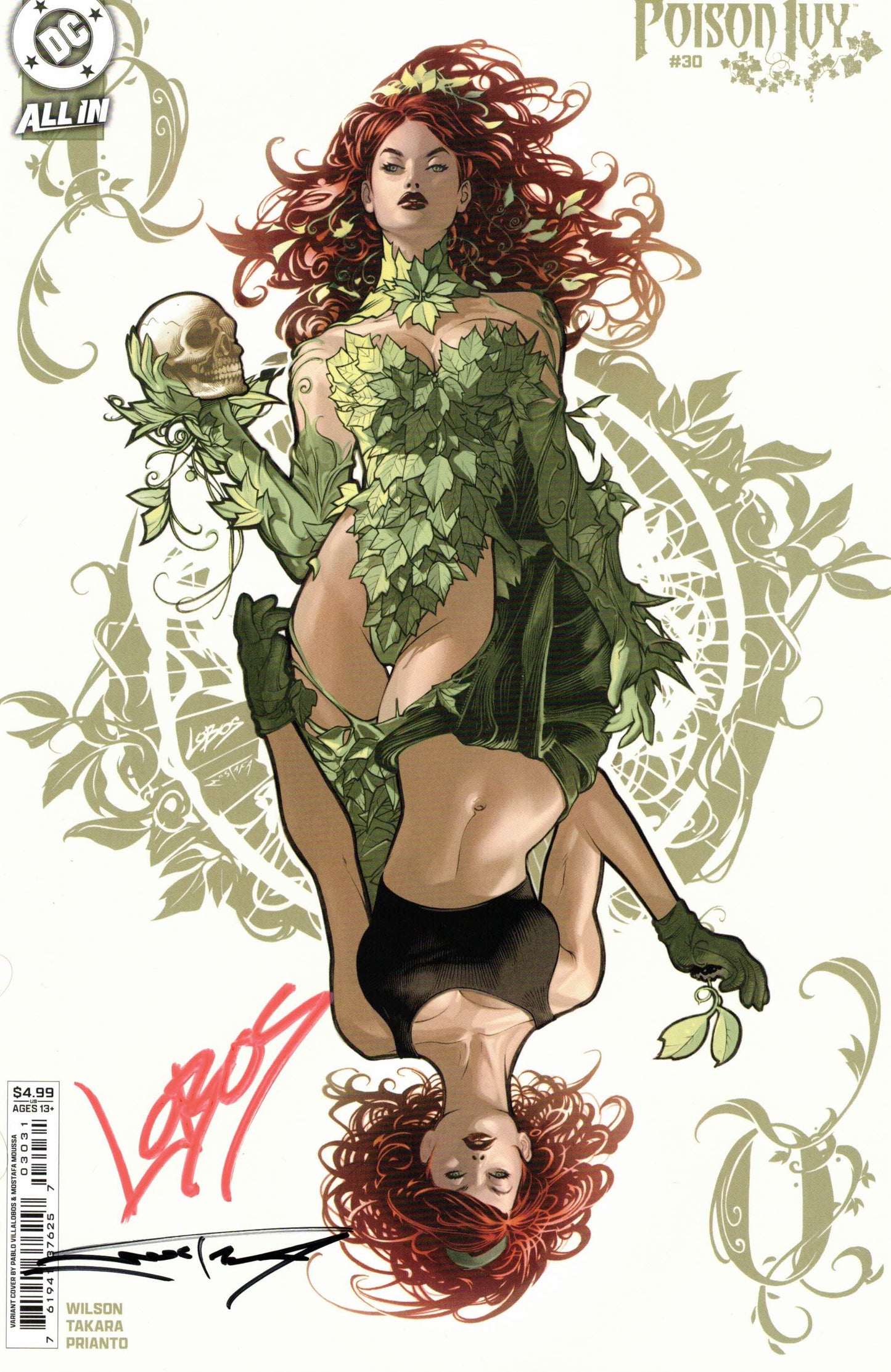 Poison Ivy #30 - Pablo Villalobos Double Signed by Lobos/Mustafa