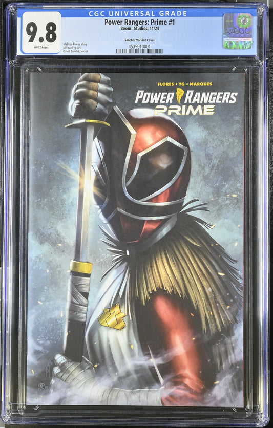 Power Rangers Prime #1 David Sanchez Telcomics Exclusive CGC 9.8