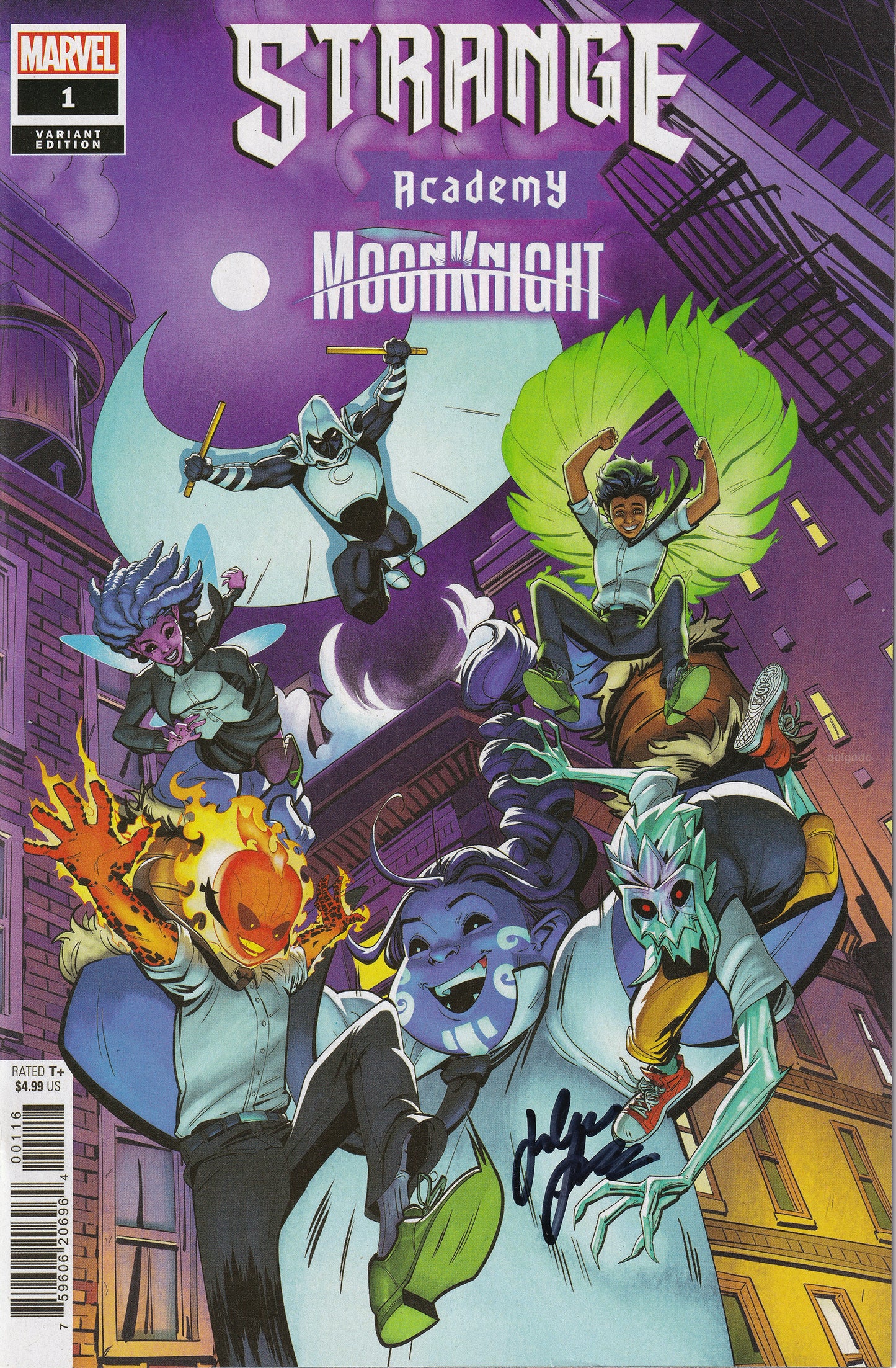 Strange Academy Moon Knight #1 1:25 Ratio Variant