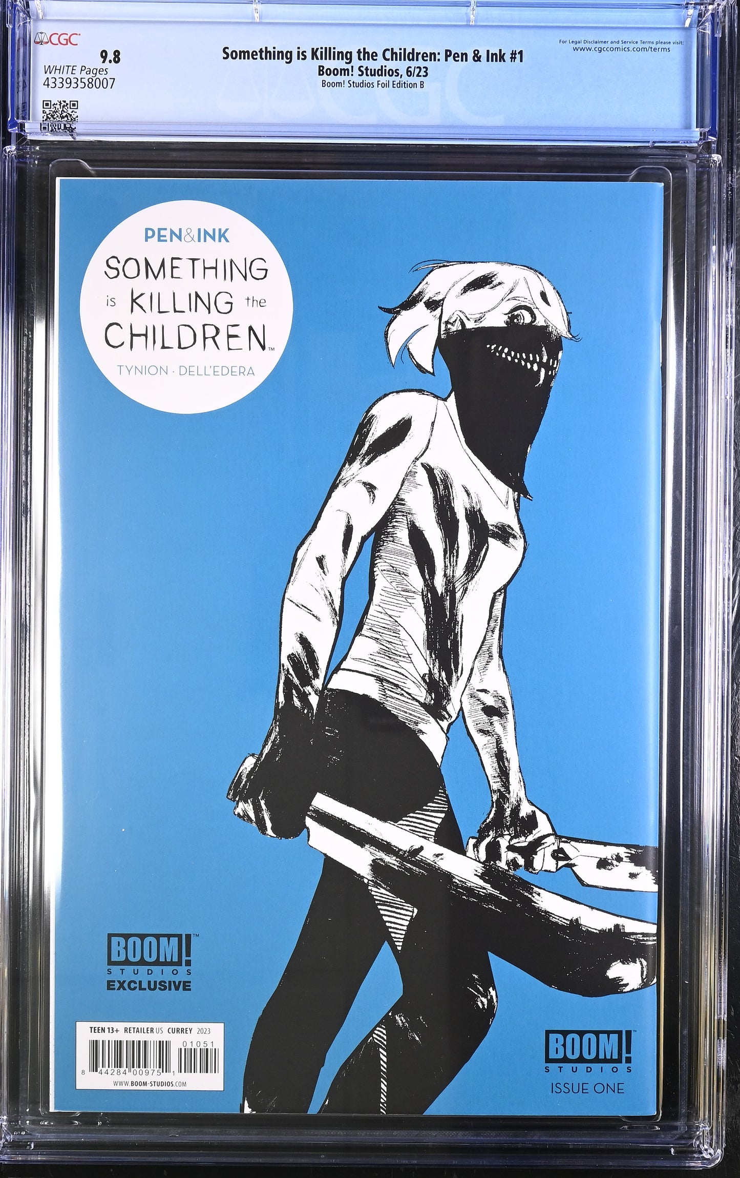 Something is Killing the Children Pen and Ink #1 Foil Currey CGC 9.8