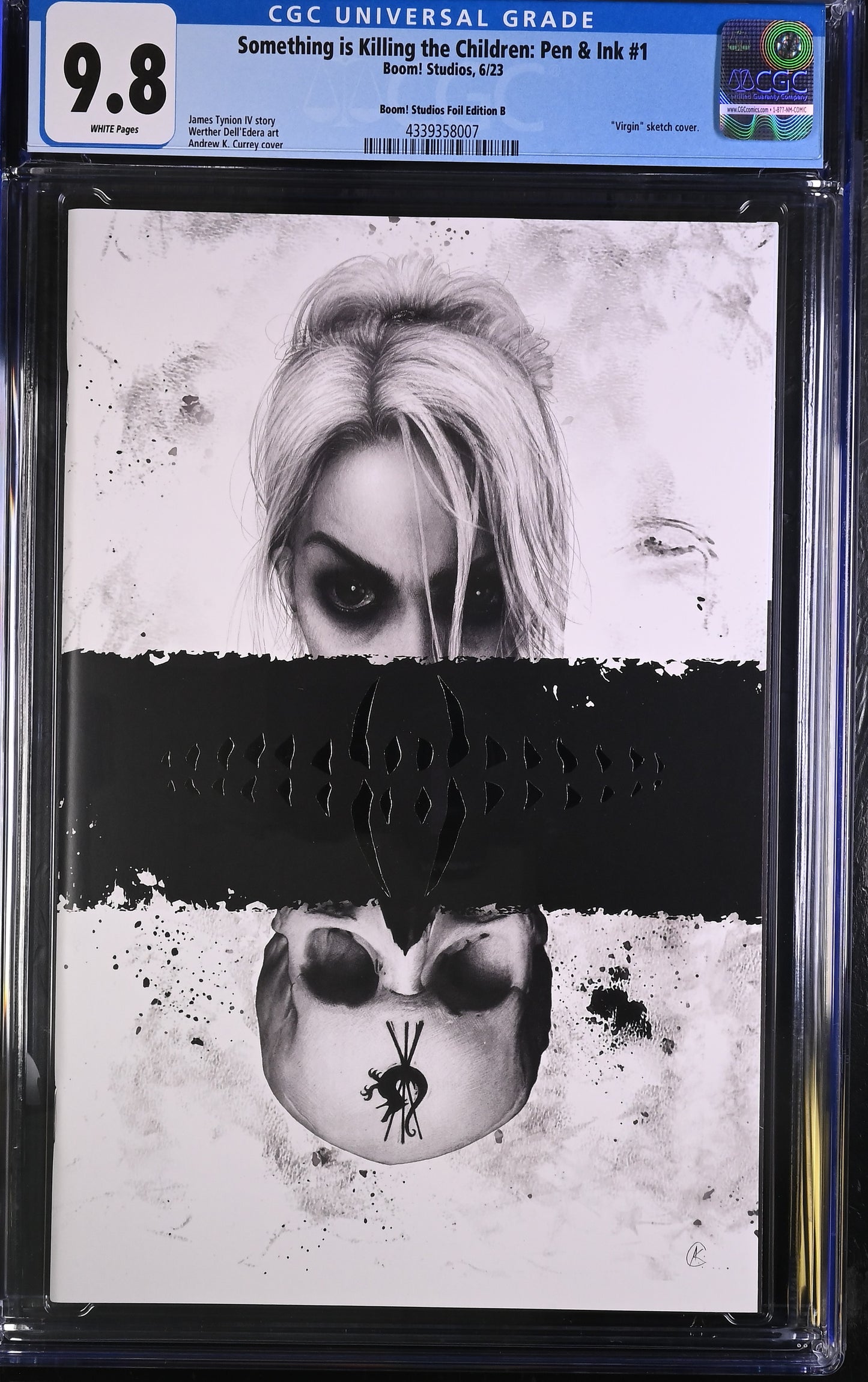 Something is Killing the Children Pen and Ink #1 Foil Currey CGC 9.8