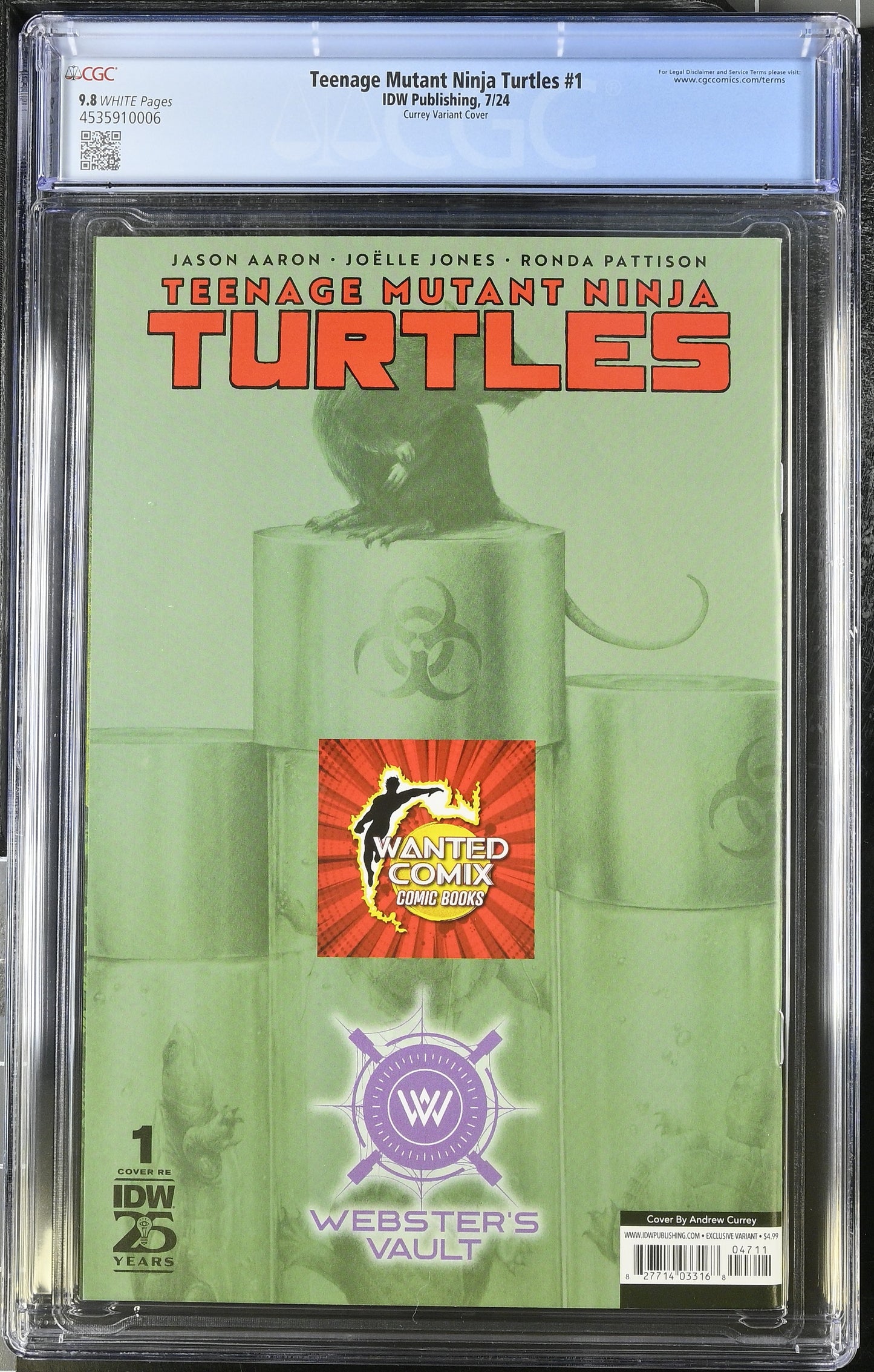 Teenage Mutant Ninja Turtles #1 CGC 9.8