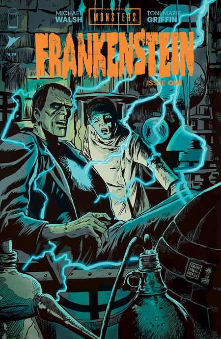 Universal Monsters Frankenstein #1 Cover C 1:10 Ratio - Telcomics