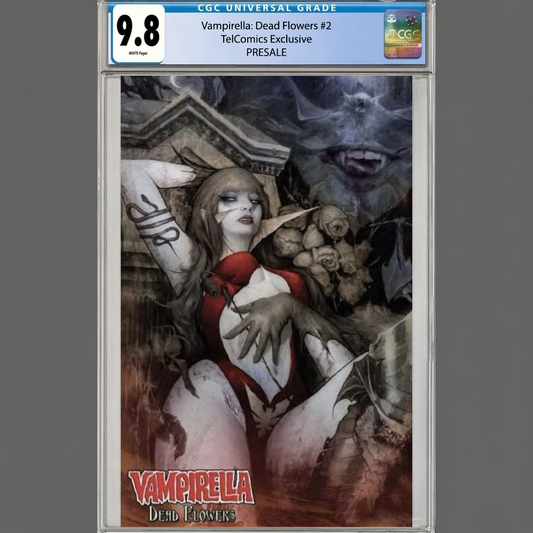 Vampirella Dead Flowers #2 Dan Quintana CGC 9.8 Presale