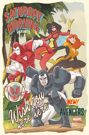 West Coast Avengers #1 Sean Galloway Saturday Morning - Telcomics