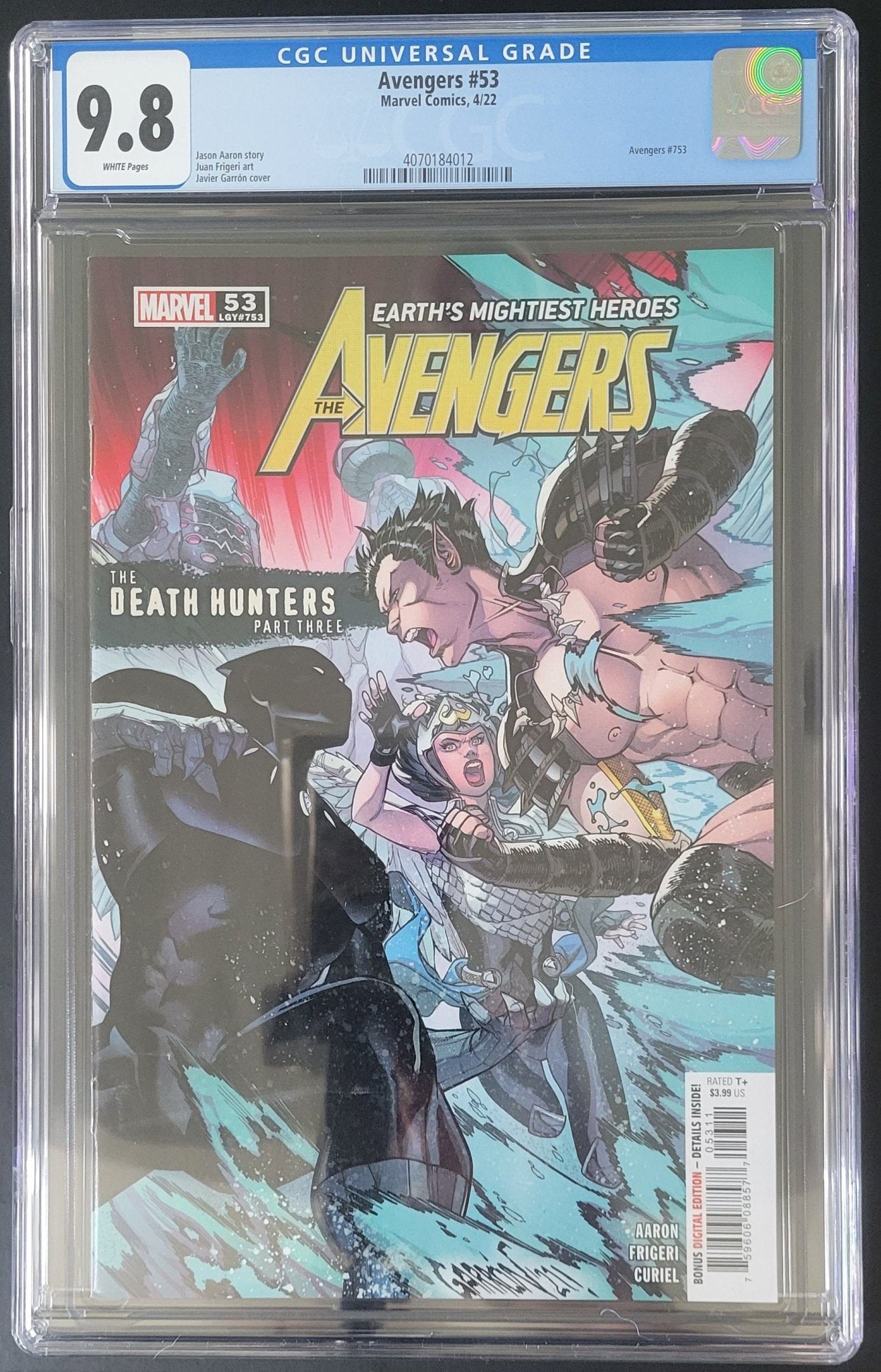 Avengers #53 9.8 CGC Blue Label - Telcomics