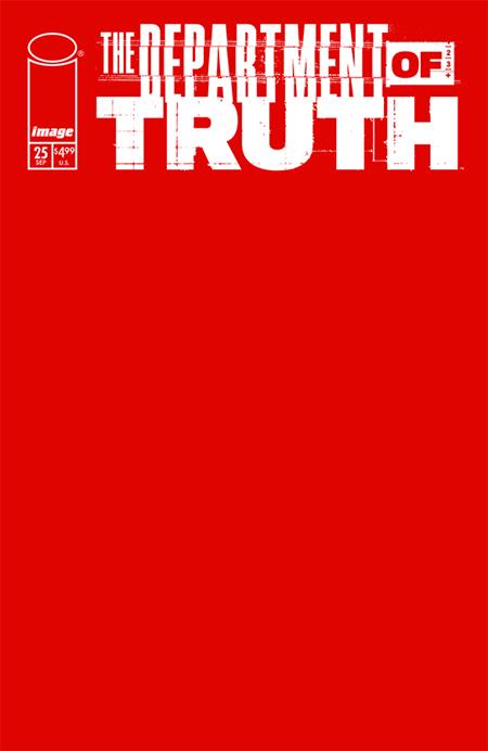 Department of Truth #25 Red Blank - Telcomics