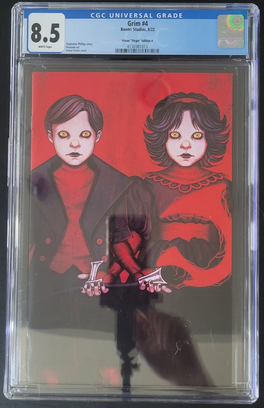 Grim #4 Jenny Frison 8.5 CGC Blue Label - Telcomics