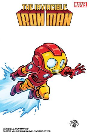 Invincible Iron Man #19 Skottie Young's Big Marvel Variant - Telcomics