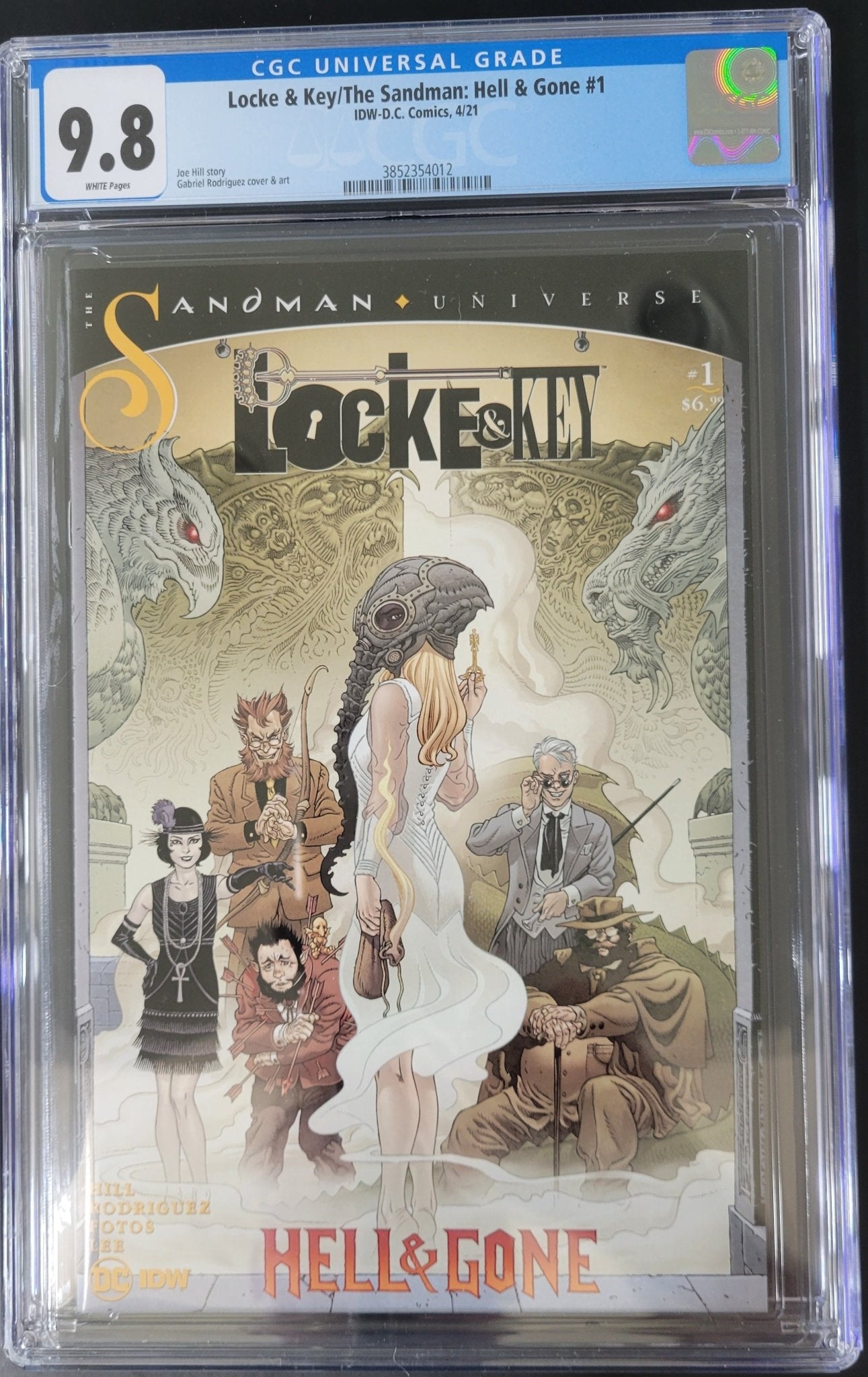 Locke and Key Sandman Hell and Gone #1 9.8 CGC Blue Label - Telcomics