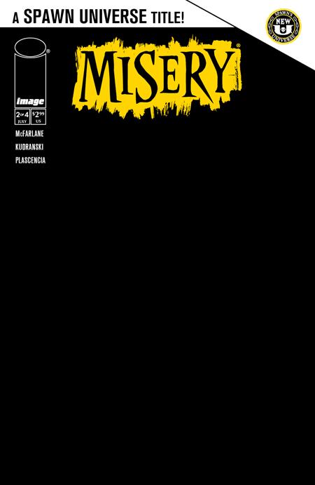 Misery #2 Cover B Blank - Telcomics